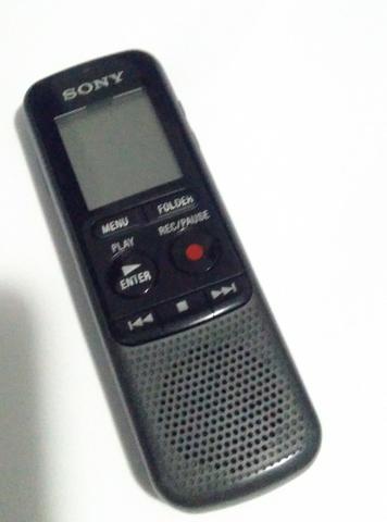 Gravador de áudio Sony