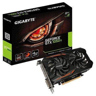 Placa de Vídeo GIGABYTE GTX 1050 Ti OC 4G