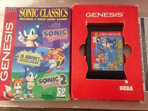 Sega Genesis Sonic Classic Collection Mega Drive R$140