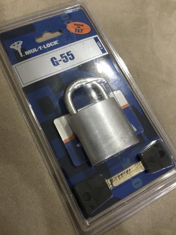 Cadeado mul-t-lock g55 lacrado na embalagem original