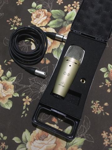 Microfone condensador para estúdio behringer c-3