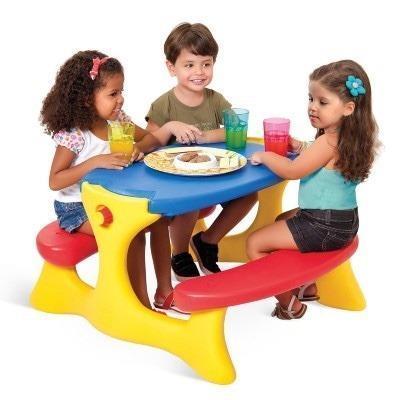 Mesa Infantil Plástico Desmontável - Brinquedos Bandeirante 7153