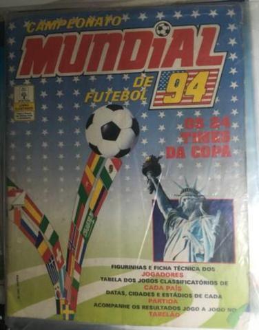 Álbum de figurinha Copa do Mundo 94