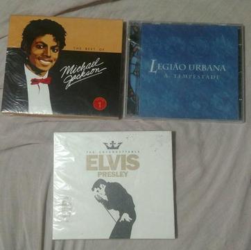 KIT CD Michael Jackson - legiao urbana - Elvis Presley