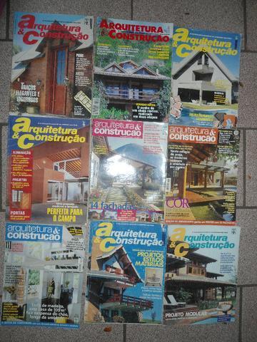 Lote de revistas arquitetura e construção