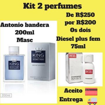 Kit 2 perfumes originais importados lacrados