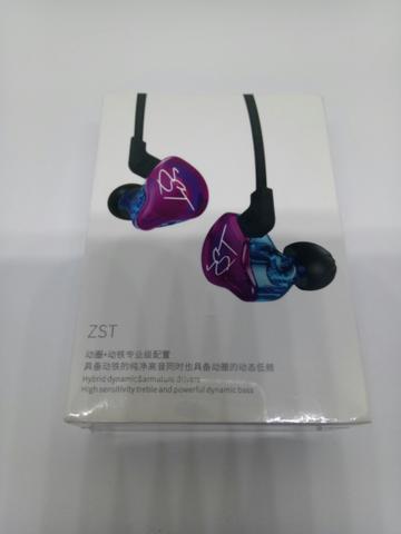 Fone Original Kz Zst In Ear Retorno De Palco Profissional pode usar no celular