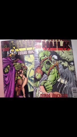 Hq Hulk mini série Futuro Imperfeito Marvel comics R$21