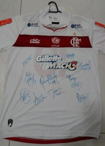 Camisa do Flamengo Autografada