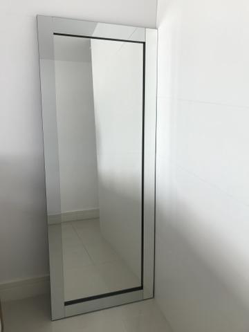 Espelho com moldura espelhada 180 x 70