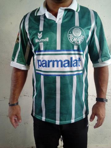 Camisa Palmeiras Verdão Clássica - Parmalat - 1993 - Retrô - 1º Linha
