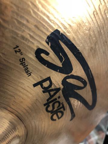 Paiste Prato Splash 12 para bateria ou Cajon, usado, zeradinho, Alemão