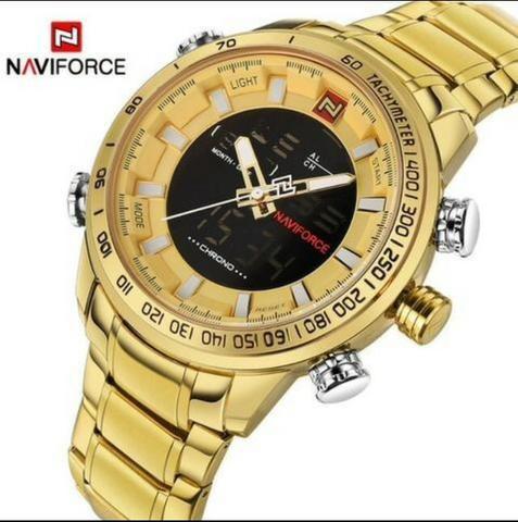 Relógio Naviforce Gold, produto novo PRONTA ENTREGA