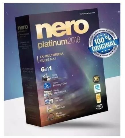 Nero Platinum 2018 - Licença Vitalícia - Envio Imediato