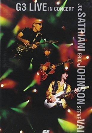 DVD G3 Live In Concert Joe Satriani Eric Johnson Steve Vai