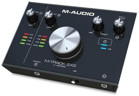 Interface de Audio m audio 2x2 com caixa e manuais aceito algo de interesse