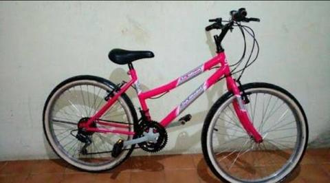 Bicicleta feminina Rosa aro 24