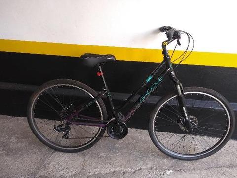 Bicicleta Groove Jazz Disc 21V Aro 700 - Unissex - Preto/Roxa