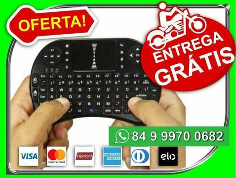 Mini Teclado Wireless E Mouse Sem Fio Bluetooth Tv Box Ps3 Novo a Pronta Entrega