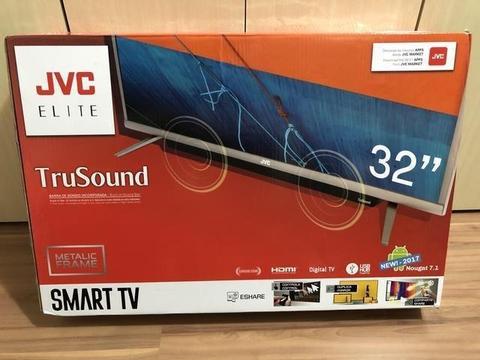 Nova Smart Tv JVC led 32 pol expetacular superior charmosa exclusiva lacrada 0km em Poa-rs