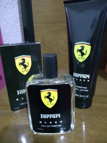 Perfume e creme corporal Ferrari Black