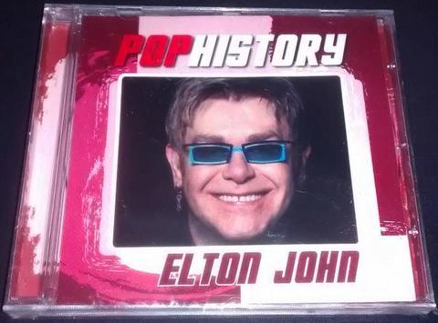 Cd Elton John ( Pop History - Coletânea ) Novo,Original & Lacrado
