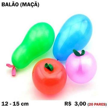 Balão (Maçã) 20 Pares