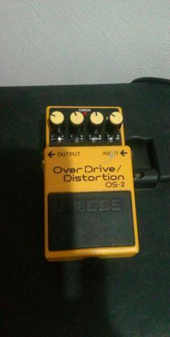 Pedal Boss overdrive + bateria