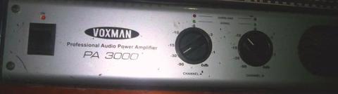Amplificador Voxman PA 3000, 4 canais