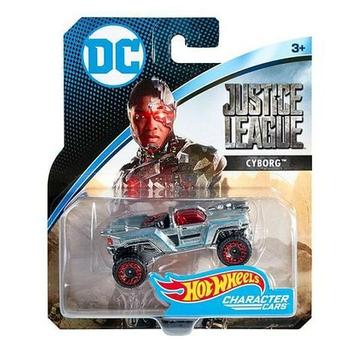 Hot wheels dc comics character car cyborg liga da justica