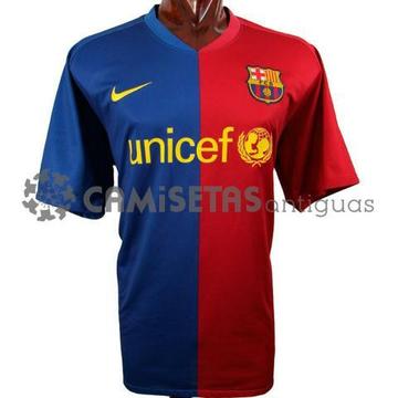 Camisa Nike Barcelona Ronaldinho Gaucho Unicef Shorts Calção de Jogo Aceito Trocas