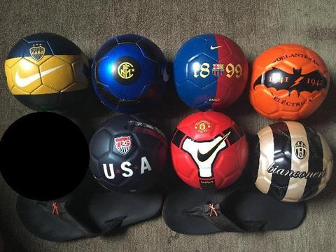 Coleção Mini Bolas Nike Barça Boca USA Valencia Inter Manchester Juventus Aceito Trocas