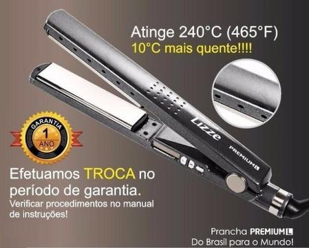 Prancha Nano Titânio Lizze 1 1/4 Premium - 465º F Original Promoção