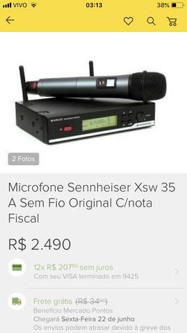 Microfone Sem Fio Sennheiser XSW35