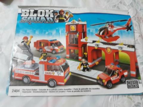 Mega Block Lego do corpo de bombeiros