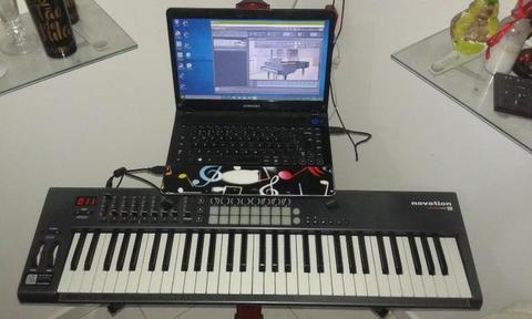 Vendo teclado controlador com notebook, apenas R$2500
