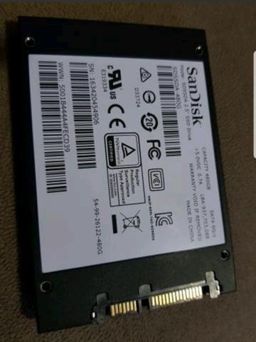 Ssd Plus 480gb Novo nunca usado trco