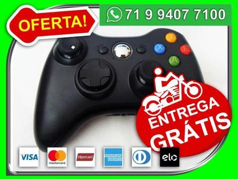 Controle Wireless Xbox 360 Joystick Preto Lacrado Original - Novo - Entrega Grátis