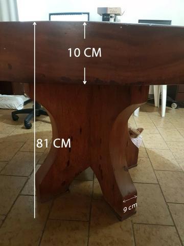 Mesa de madeira de lei Angelim Pedra