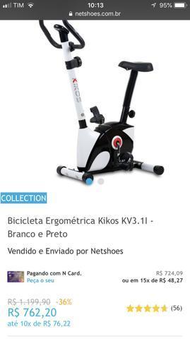 Bicicleta ergométrica kikos seminova