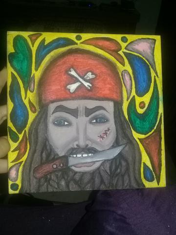 Pintura de um pirata