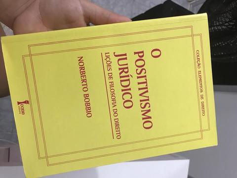 Vendo livro O Positivismo jurídico