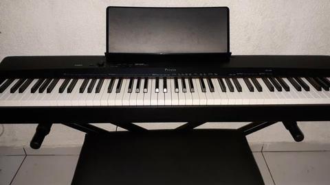 Piano Casio Px 160 com suporte, pedal, bag e banqueta