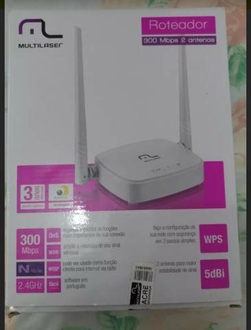 Roteador/Repetidor Multilaser 300Mbps Wireless