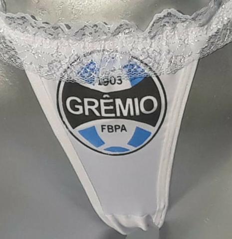 Calcinha Fio Dental Time Do Grêmio Veste Manequim 36 Ao 44