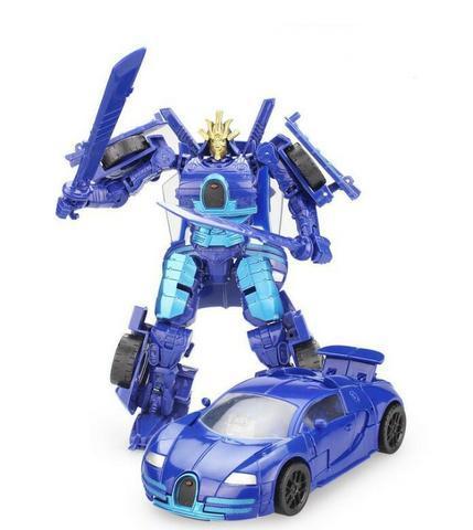 Boneco Transformers Drift Vira Robô Samurai E Carro Bugatti Veyron