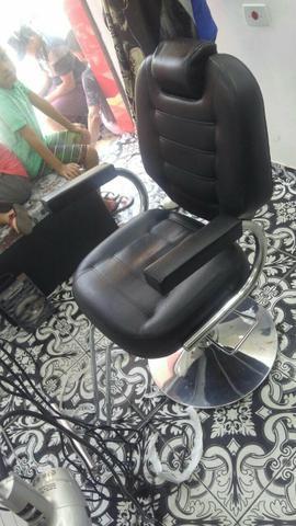 Cadeira de barbeiro hidráulica reclinável