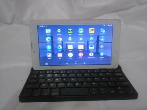 Tablet celular dl intel faz e recebe ligações +teclado Bluetooth