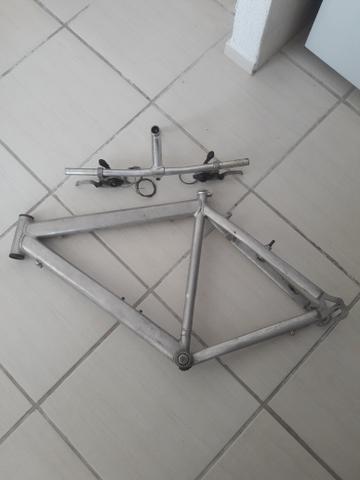 Quadro e peças bike alumínio