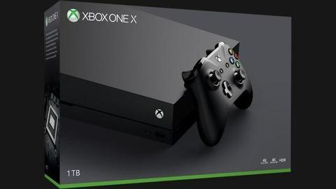 Console Microsoft Xbox One X de 1TB Bivolt - Preto